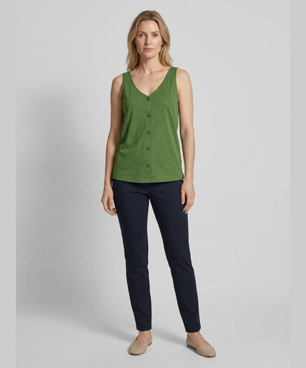 Top i gjelbër për Femra - Model Front