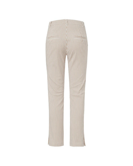 Pantallona Stretch-Twill me Vija Krem-Bardhë e Bezhë për Femra - Ghost Back