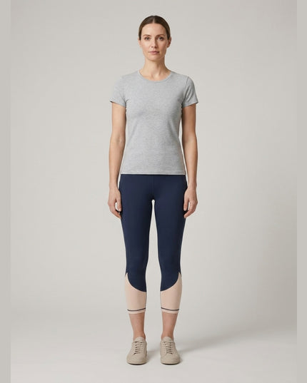 Dollakë blu e tymosur-rozë për femra - Model Front