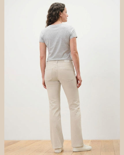 Xhinse Bootcut Krem e Bardhë për Femra - Model Back