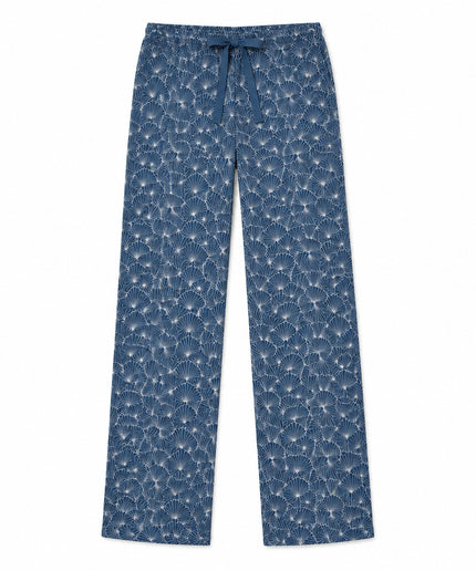 Pizhame të kaltra me print për Femra - Ghost Front