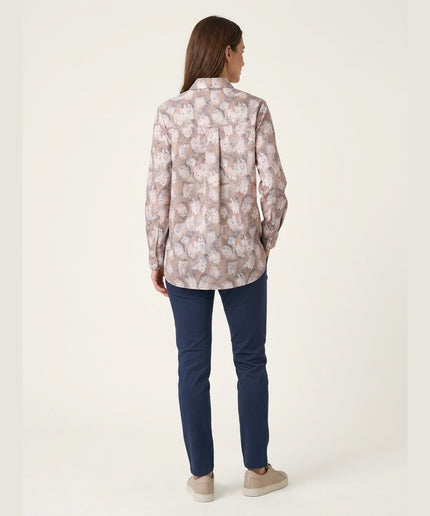 Këmishë e gjatë me print për Femra - Model Back