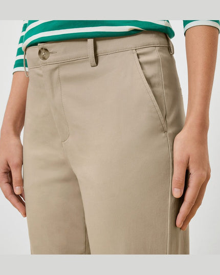 Pantallona Chino Bezhë për Femra - Detail 1