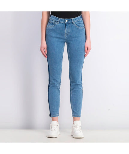 Xhinse Slim Fit të Kaltra për Femra - Ghost Front