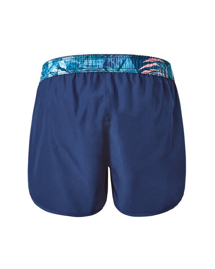 Shorts kthyese për larje dhe vrapim të kaltra për Femra - Ghost Back