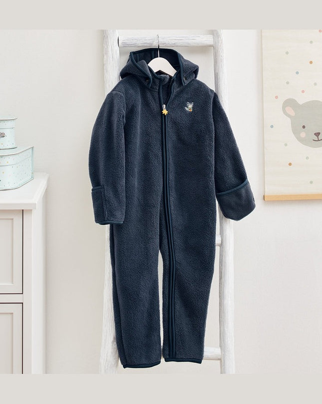 Kominoshe Fleece blu e errët për Bebe - Detail 1