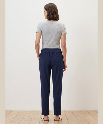 Pantallona xhersi të kaltër të mbylltë për Femra - Model Back