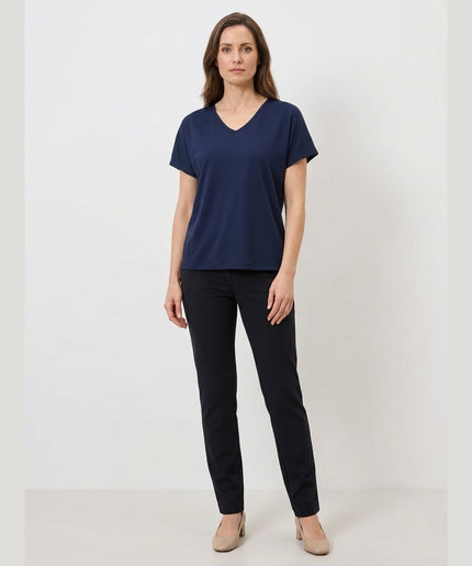 Maicë me strukturë e kaltër e mbyllët për Femra - Model Front