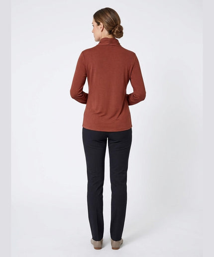 Bluzë ngjyrë ndryshk për Femra - Model Back