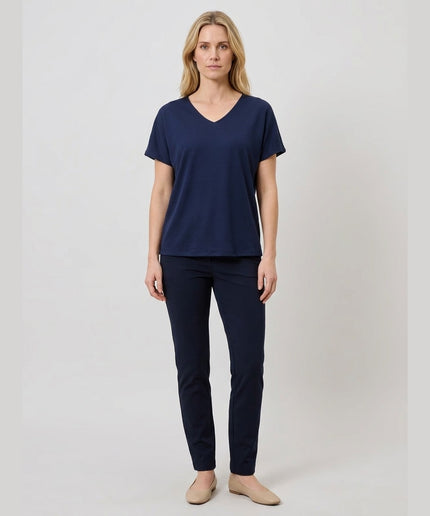 Maicë me strukturë e kaltër e mbyllët për Femra - Model Front