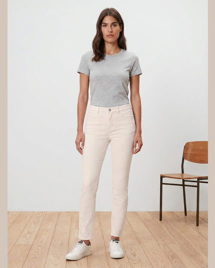 Xhinse Të Bardha Krem për Femra - Model Front