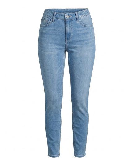 Jeggings ngjyrë blu e çelët për Femra