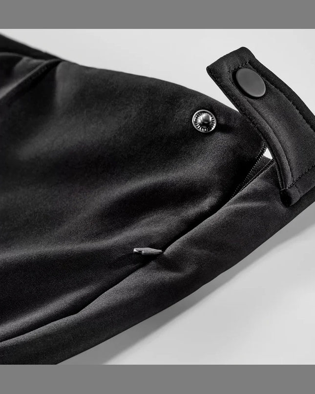 Leggings Softshell skijimi të zeza për Femra - Detail 1