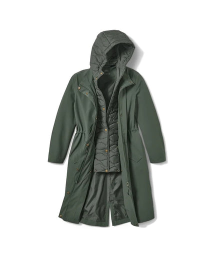 Parka 2-në-1 kaki për Meshkuj - Detail 1