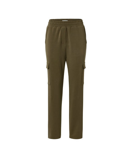 Pantallona Jogger Cargo kaki për Femra - Ghost Front