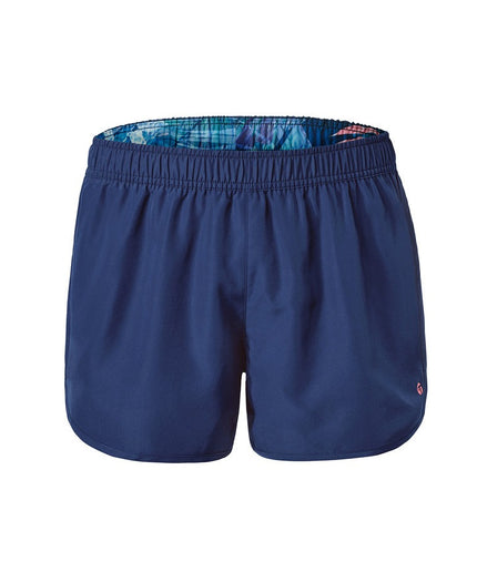 Shorts kthyese për larje dhe vrapim të kaltra për Femra - Ghost Front