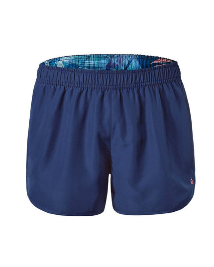Shorts kthyese për larje dhe vrapim të kaltra për Femra - Ghost Front