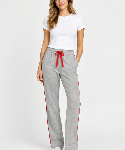 Pantallona Loungewear gri melazh Unisex - Ghost Front