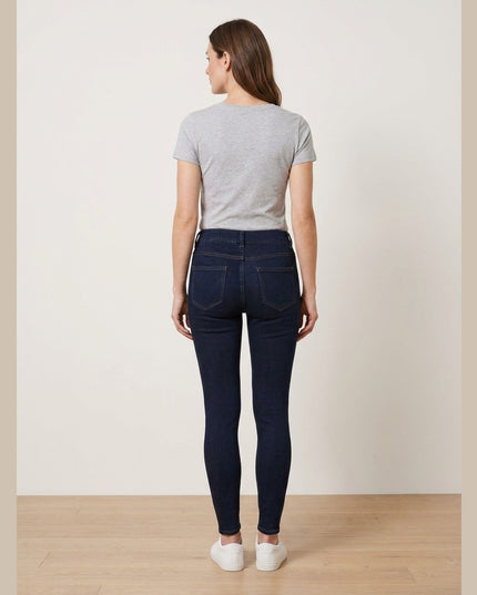 Treggings termo të kaltra të errëta për Femra - Model Back