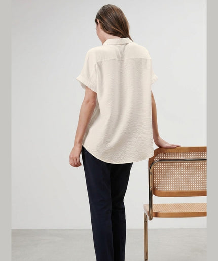 Bluzë e bardhë krem për Femra - Model Back