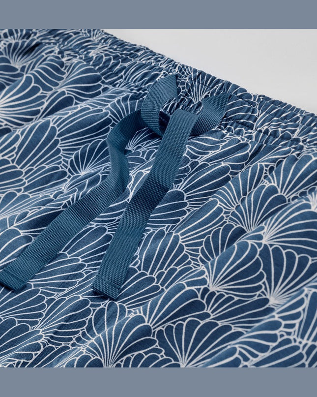 Pizhame të kaltra me print për Femra - Detail 1