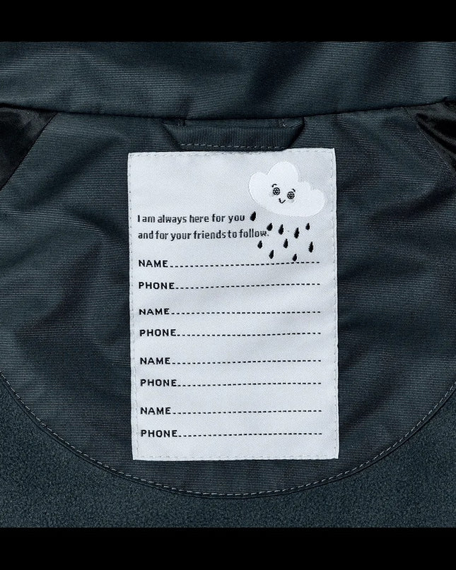 Jakne shiu termo e kaltër e përhimtë për Fëmijë - Detail 1