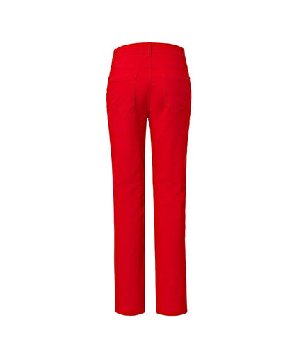 Pantolla Slim-Fit të kuqe për Femra
