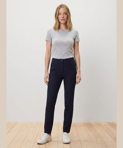 Pantallona Bengalin E Kaltër e Errët për Femra - Model Front