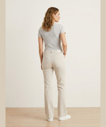 Xhinse Bootcut Krem për Femra - Model Back