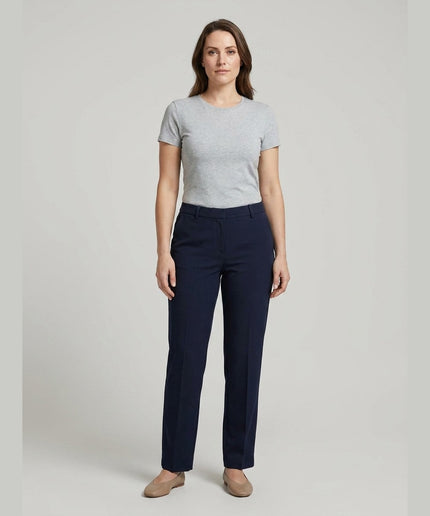 Pantallona blu e errët për Femra - Model Front