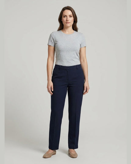 Pantallona blu e errët për Femra - Model Front