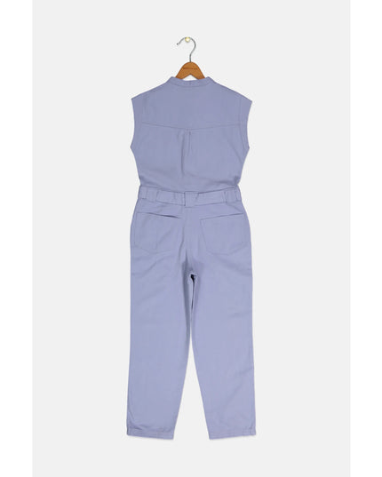 Jumpsuit Lilë për Femra - Ghost Back
