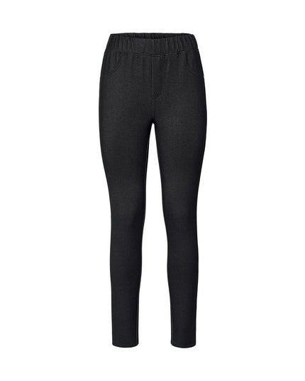 Leggings të zeza denim për Femra - Ghost Front