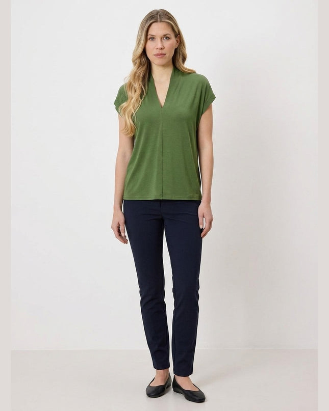 Bluzë e gjelbër për Femra - Model Front