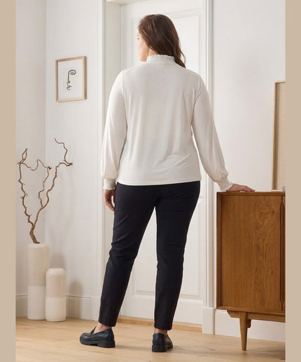 Bluzë krem për Femra - Model Back
