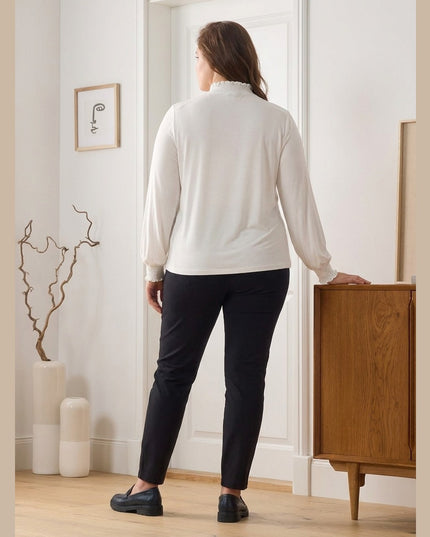 Bluzë krem për Femra - Model Back