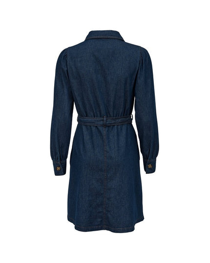 Fustan Xhins Blue Denim për Femra - Ghost Back