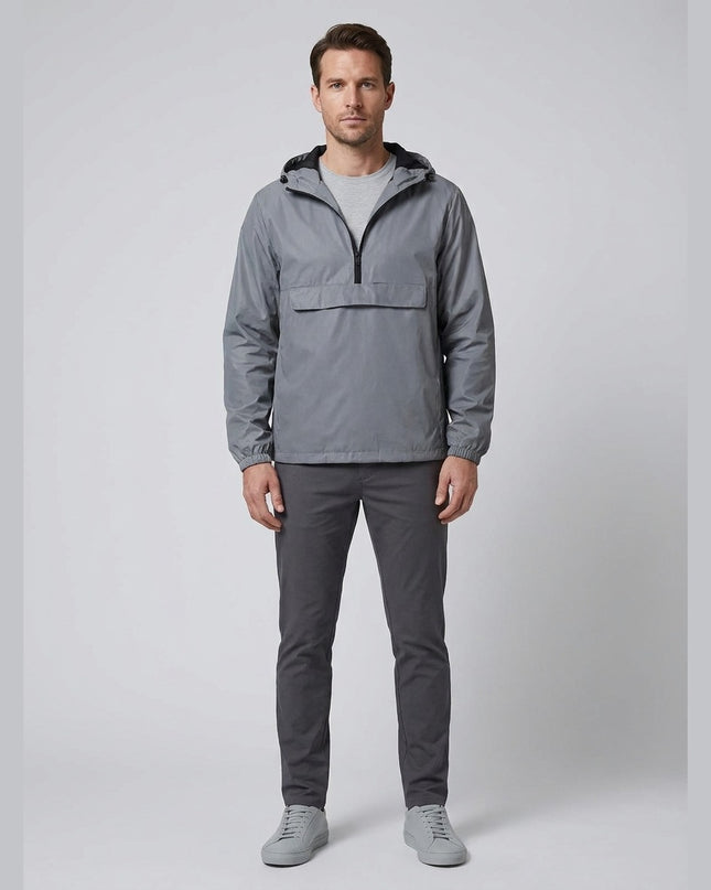 Windbreaker argjend reflektues për Meshkuj - Model Front