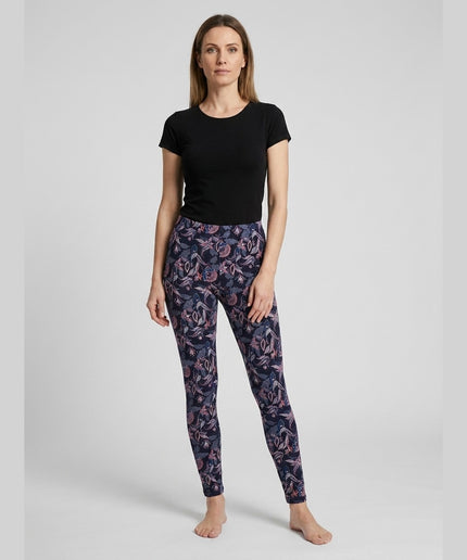 Dollakë Blu e Errët me Print Paisley për Femra - Modele Përpara