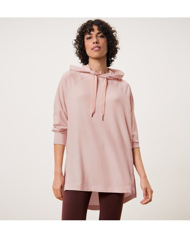 Lounge-Hoodie krem për Femra - Ghost Front