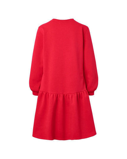 Fustan Sweatshirt i Kuq për Femra - Ghost Back