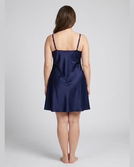 Këmishë natë blu e errët për Femra - Model Back
