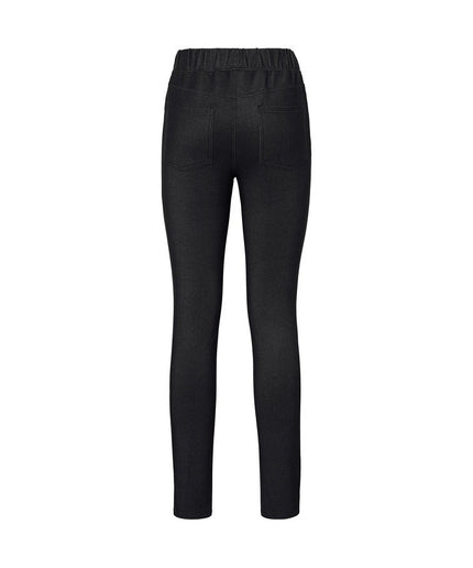 Leggings të zeza denim për Femra - Ghost Back