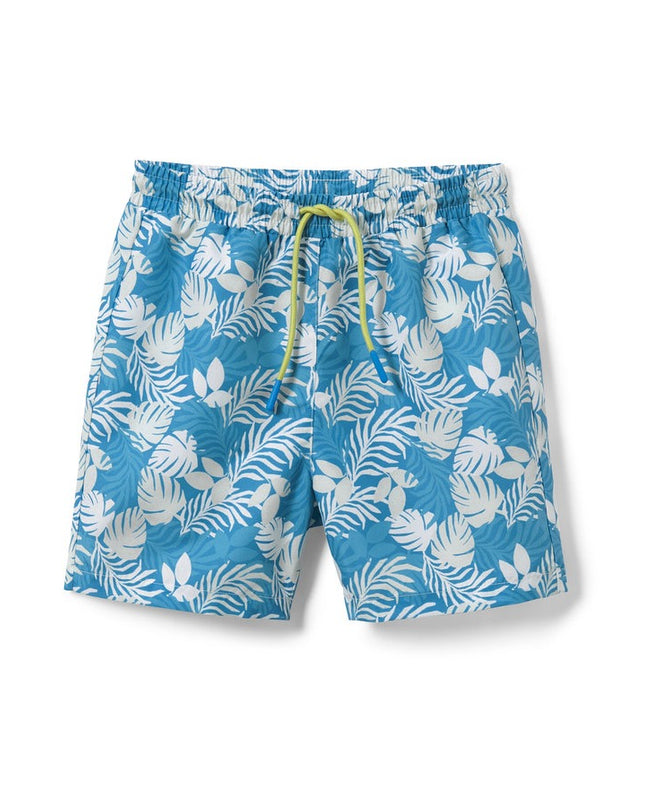 Boardshorts të kaltra me print për Fëmijë - Ghost Front