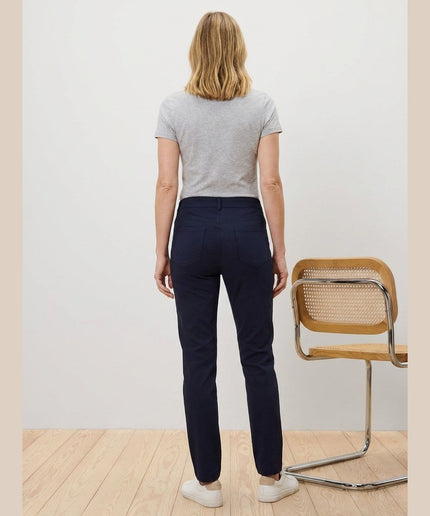 Pantallona Bengalin E Kaltër e Errët për Femra - Model Back
