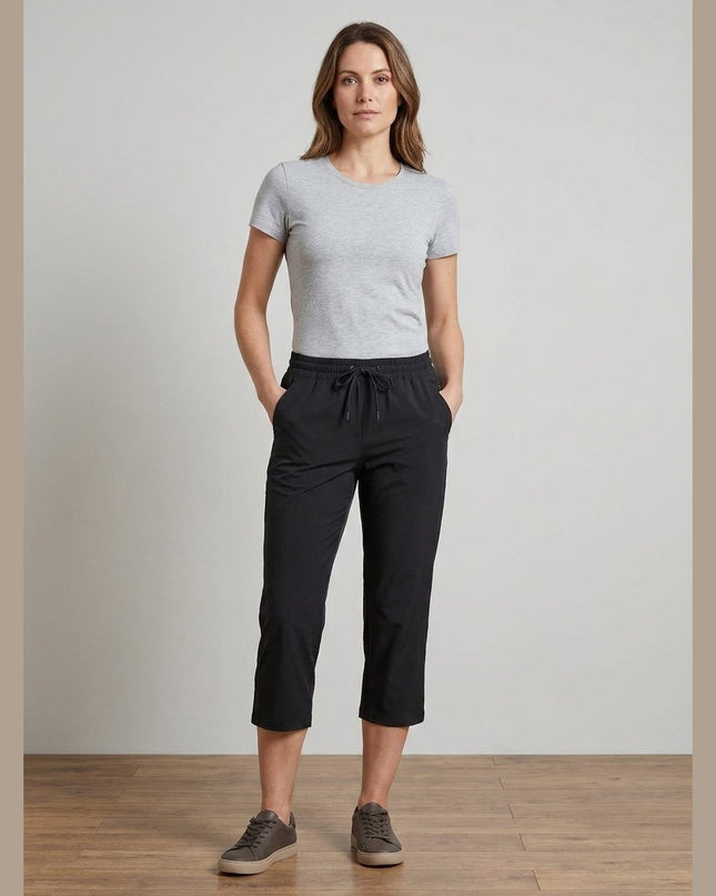 Pantallona Kapri antracit për Femra - Model Front