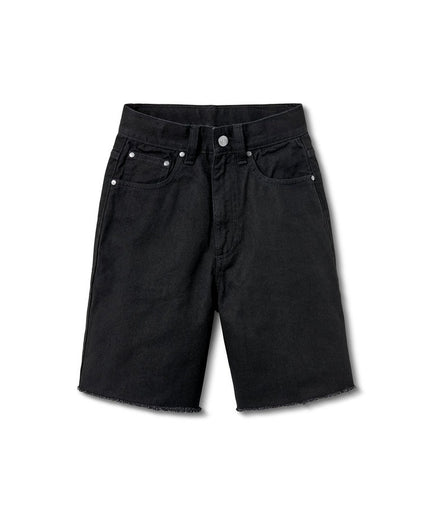Shorts Bermuda të zeza për Femra - Ghost Front