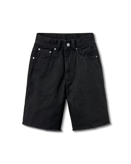 Shorts Bermuda të zeza për Femra - Ghost Front