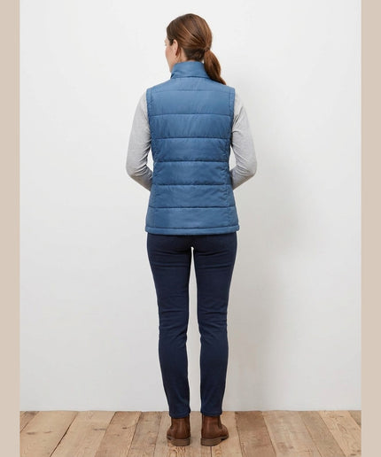 Mantel funksional 3-në-1 i kaltër për Femra - Model Back