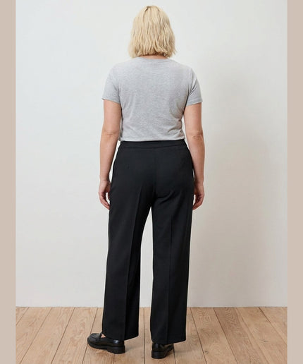 Pantallona xhersi me vijë të zeza për Femra - Model Back